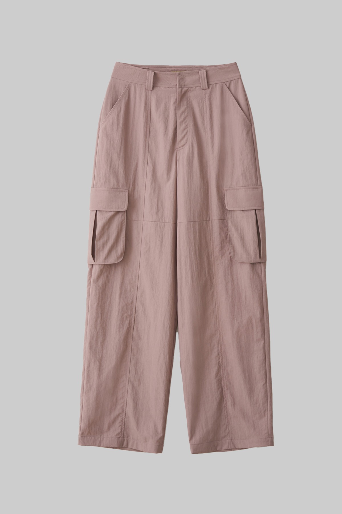 Utility cargo wide pants(dusty pink)