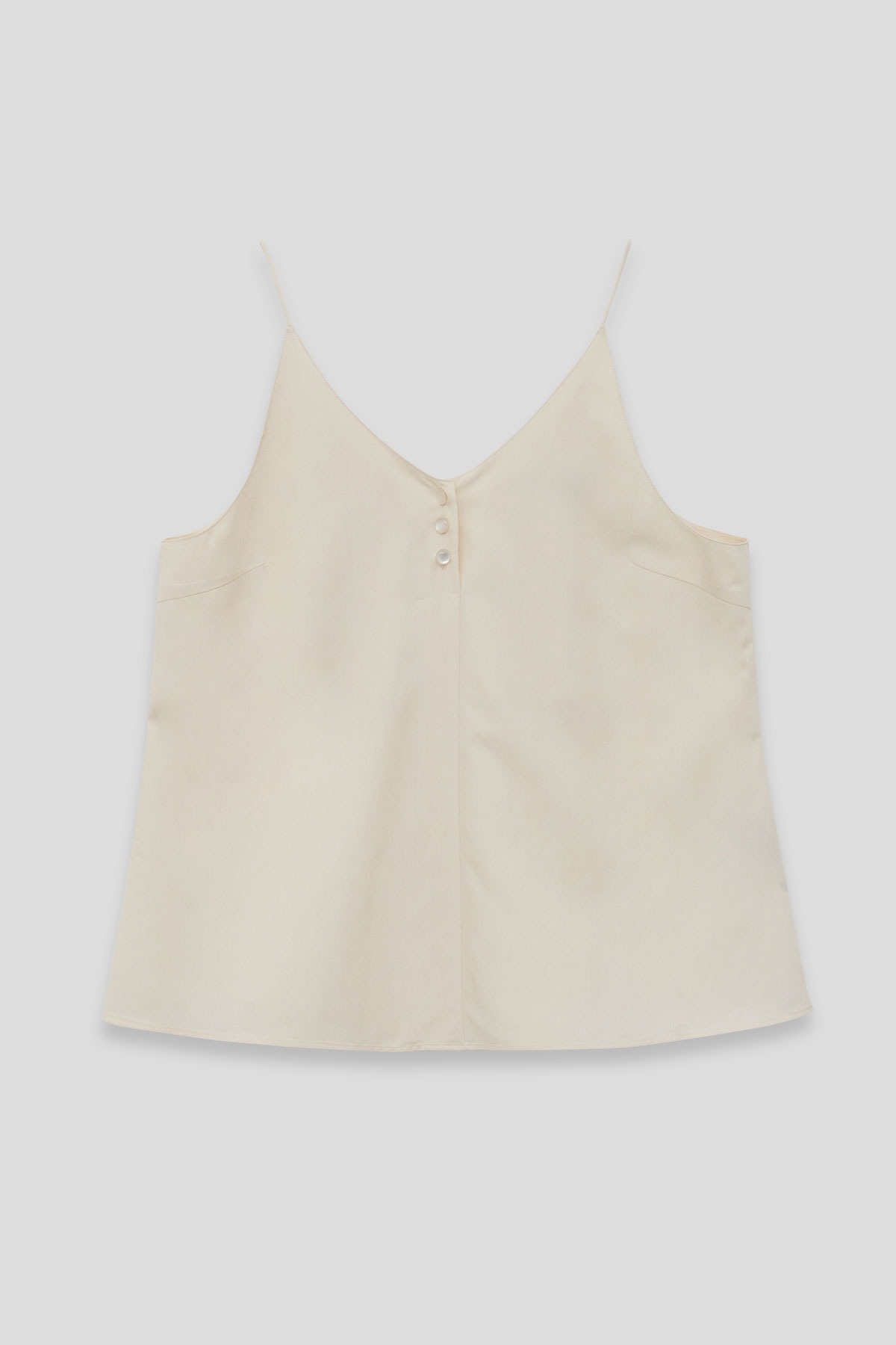 Button sleeveless top(cream)