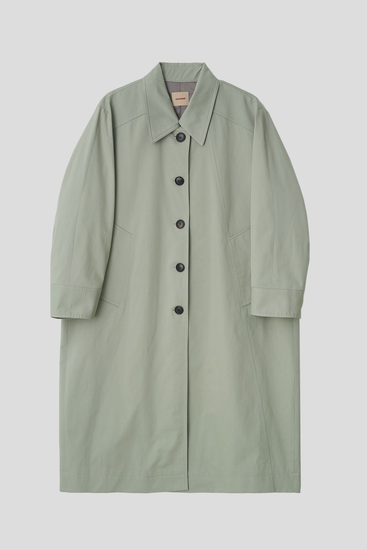 Classic over line trench coat(light khaki)